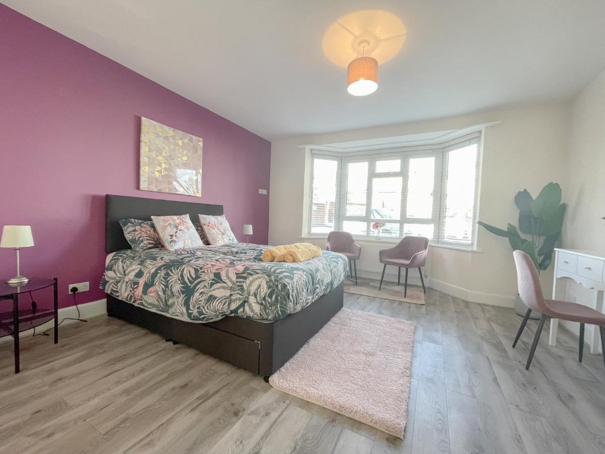 Large 3 Bedroom & 2 Bath - Ground Floor With Parking Bournemouth Eksteriør bilde